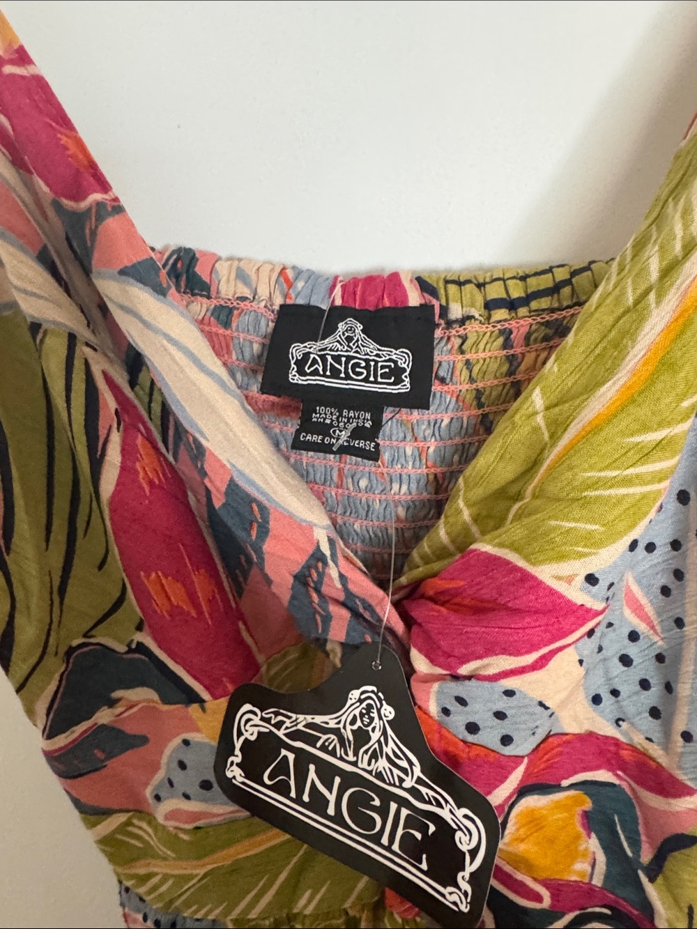 Angie Tropical Floral Jumpsuit - Picture 4 of 6